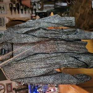 Ladies raincoat...  medium...  animal print